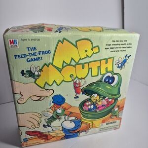 Mr. Mouth Feed The Frog Game Milton Bradley 1993 Hasbro  COMPLETE